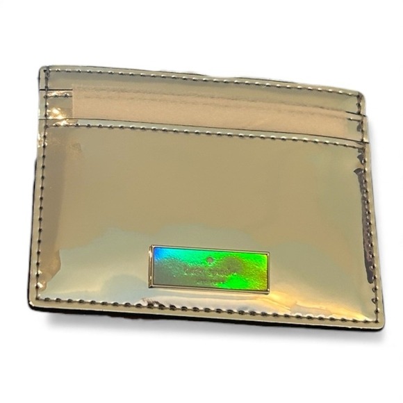 Kate Spade Bridget Slim Card Holder (Style KM559) Color: Mirror Metallic - NWT - Picture 5 of 12